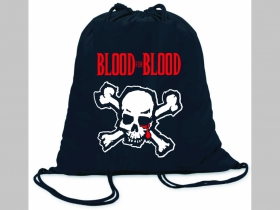 Blood for Blood ľahké sťahovacie vrecko ( batôžtek / vak ) s čiernou šnúrkou, 100% bavlna 100 g/m2, rozmery cca. 37 x 41 cm